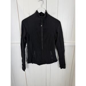 Lululemon Women's Basic Jacket Black Nylon Size 8 NWOT